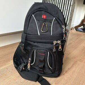 SwissGear Black Camera Backpack